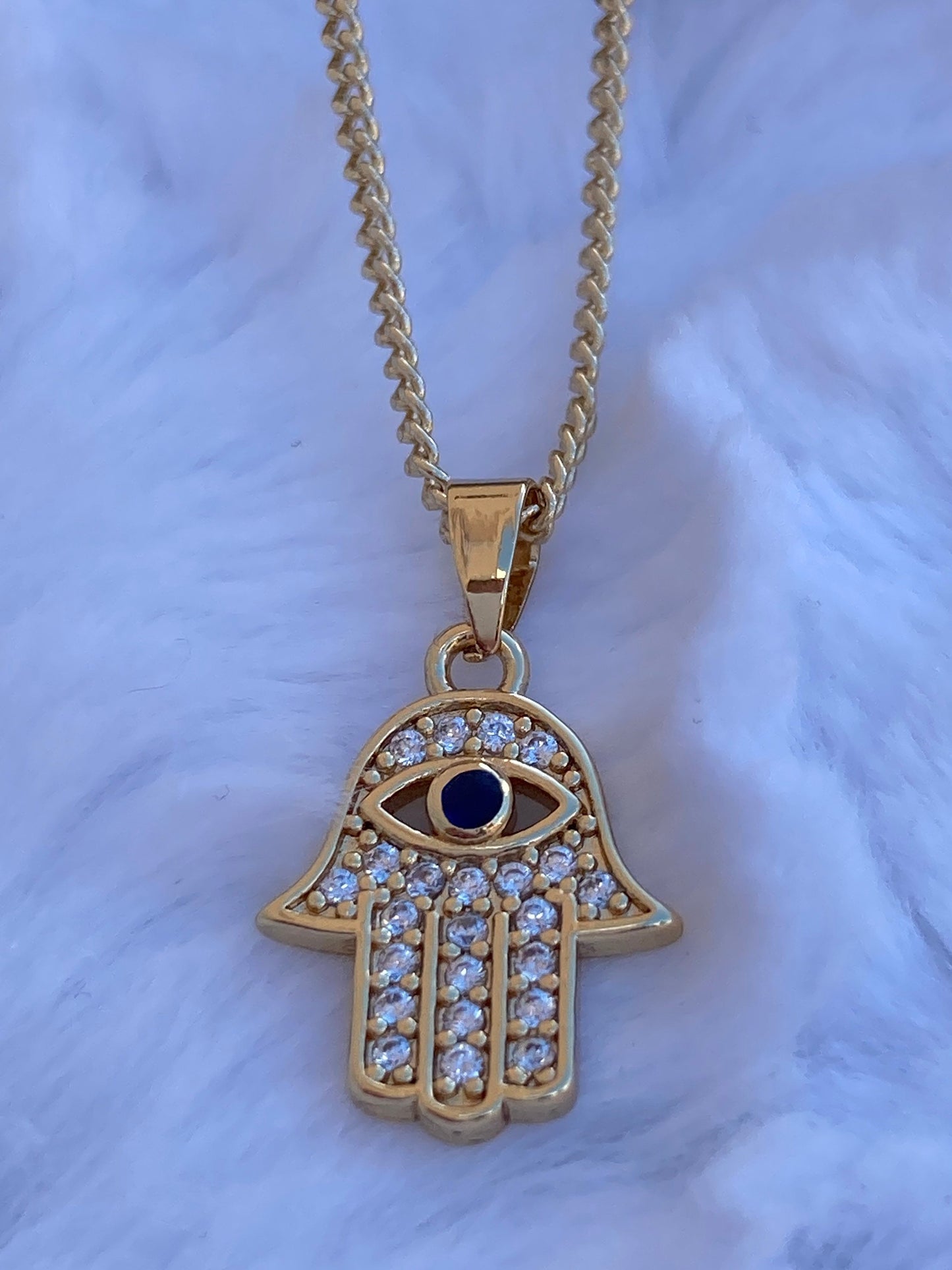 Hamsa Hand Necklace