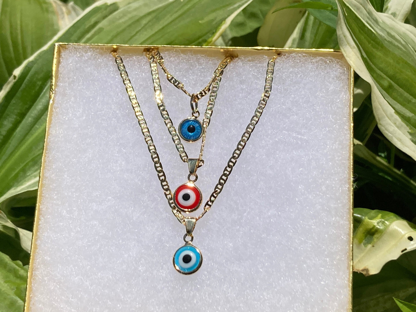 Evil Eye Charm Necklace, Marinker Link