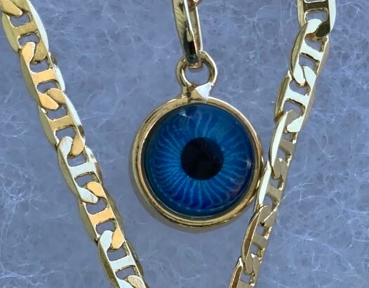 Evil Eye Charm Necklace, Marinker Link