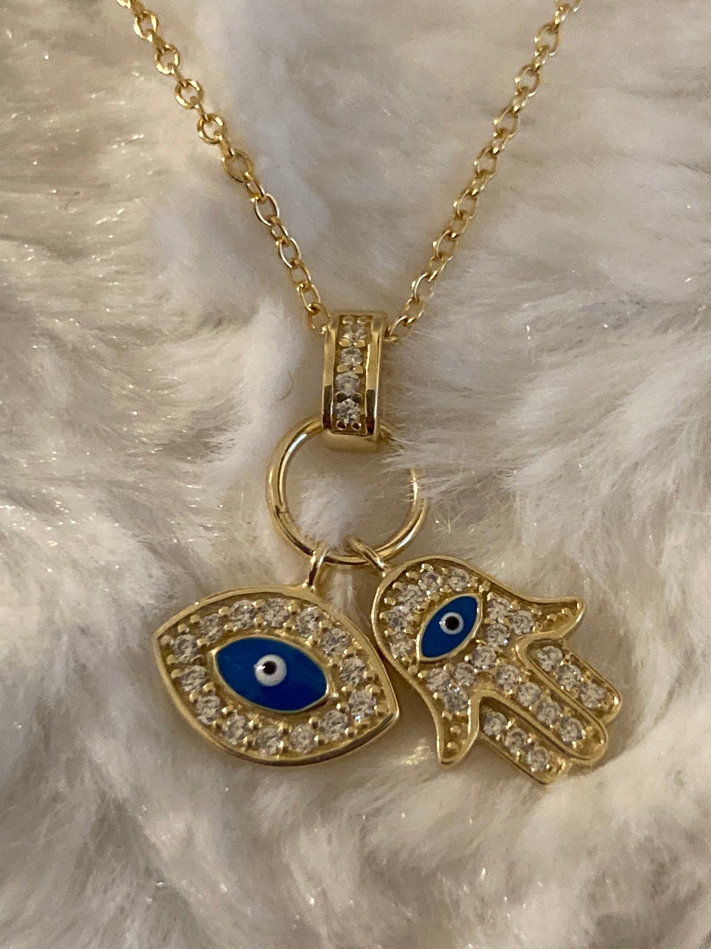 Evil Eye Hamsa Necklace