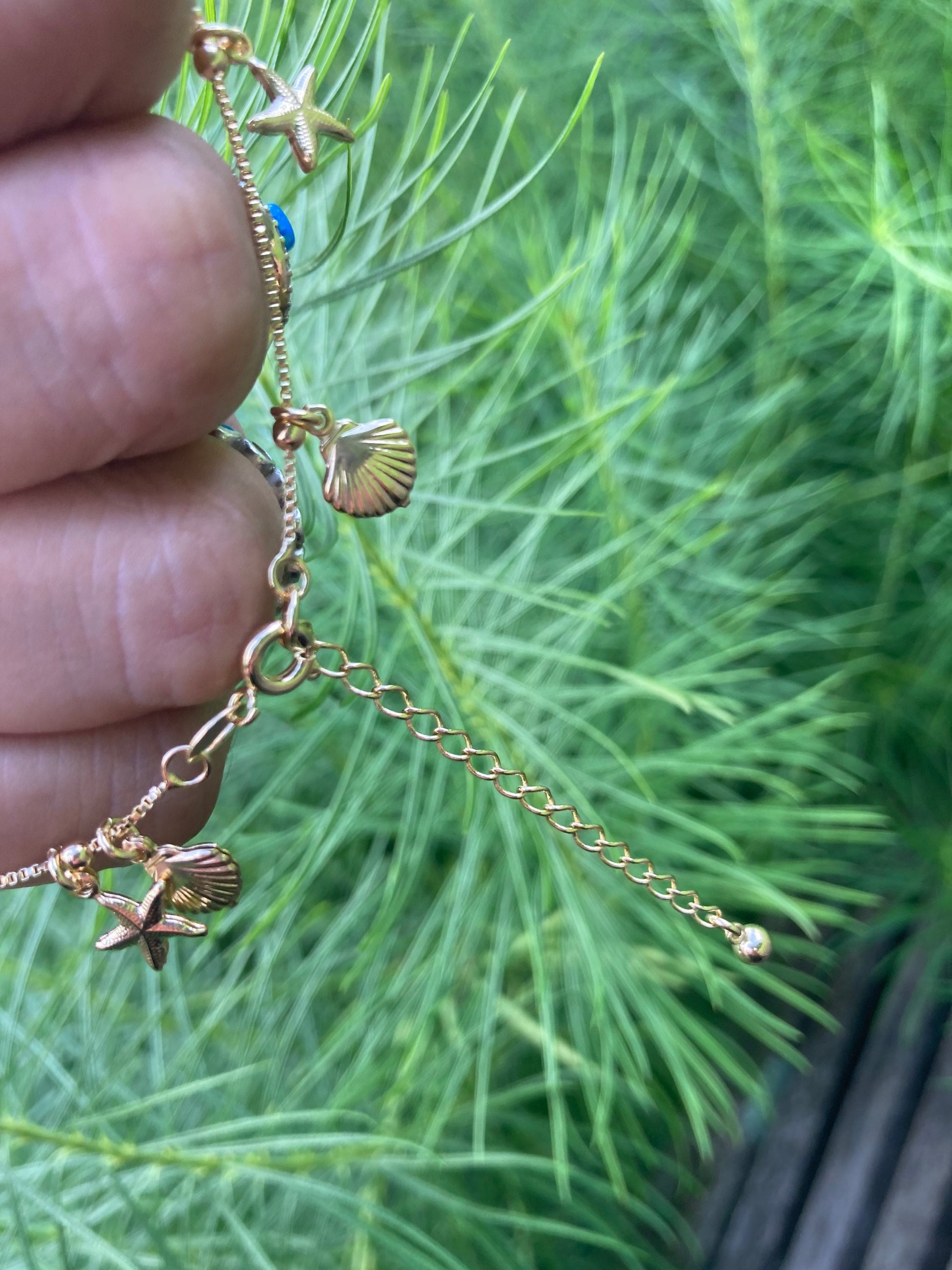 Sea Shell Star Anklet