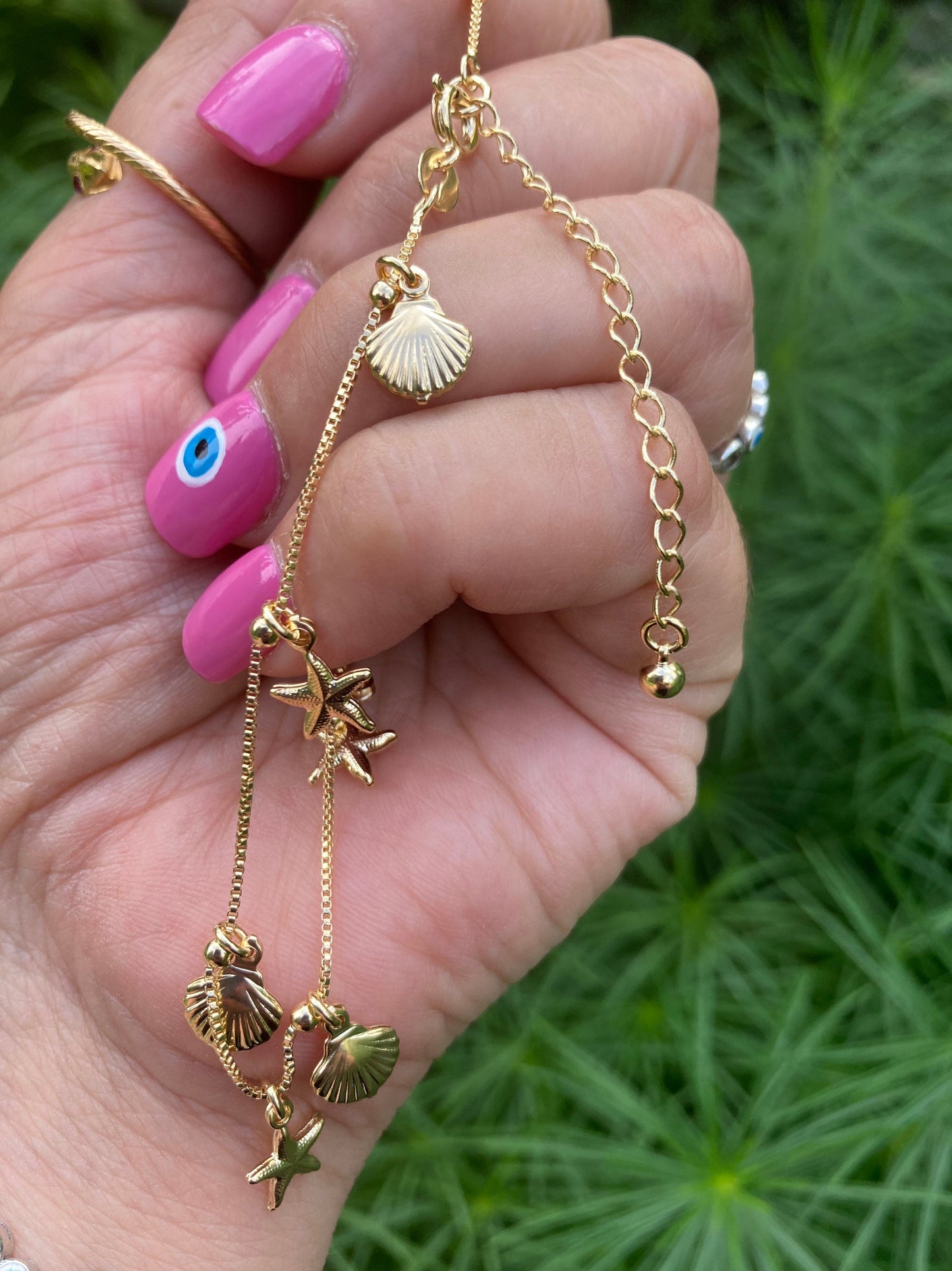 Sea Shell Star Anklet