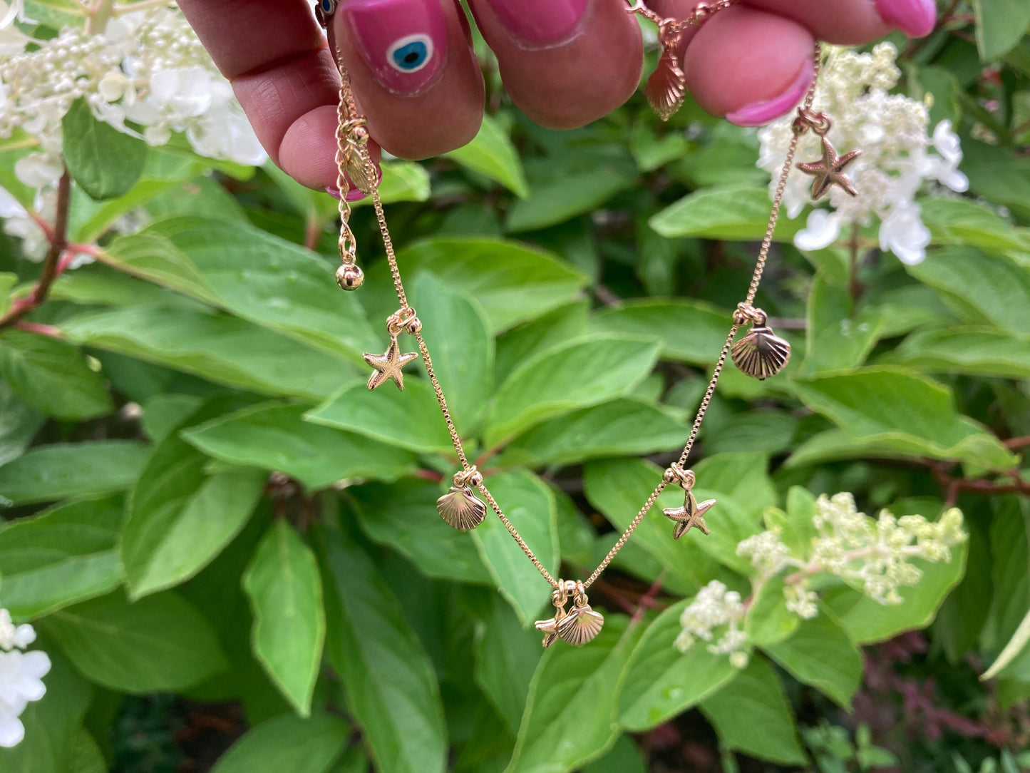 Sea Shell Anket, Star Anklet