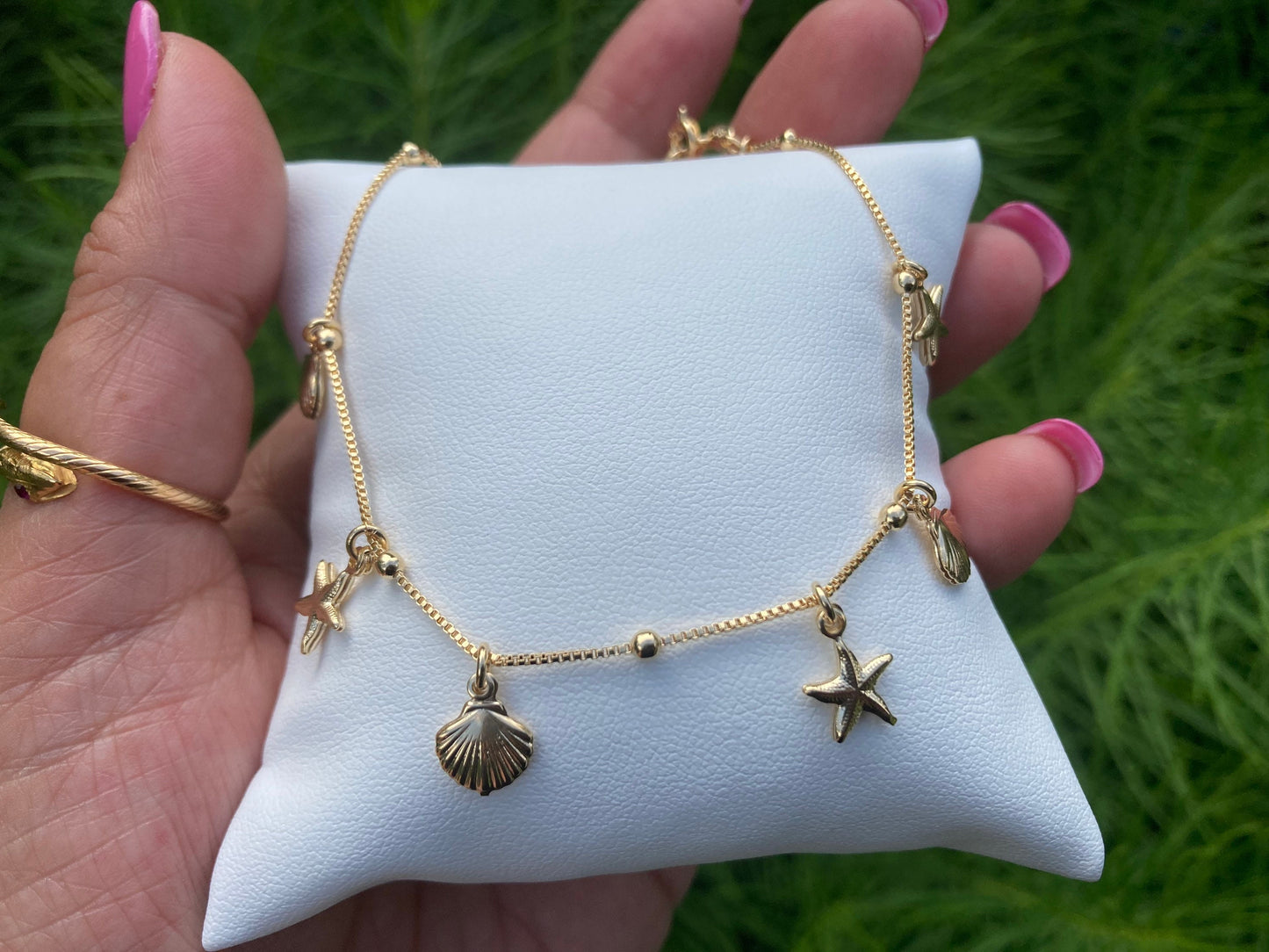 Sea Shell Star Anklet