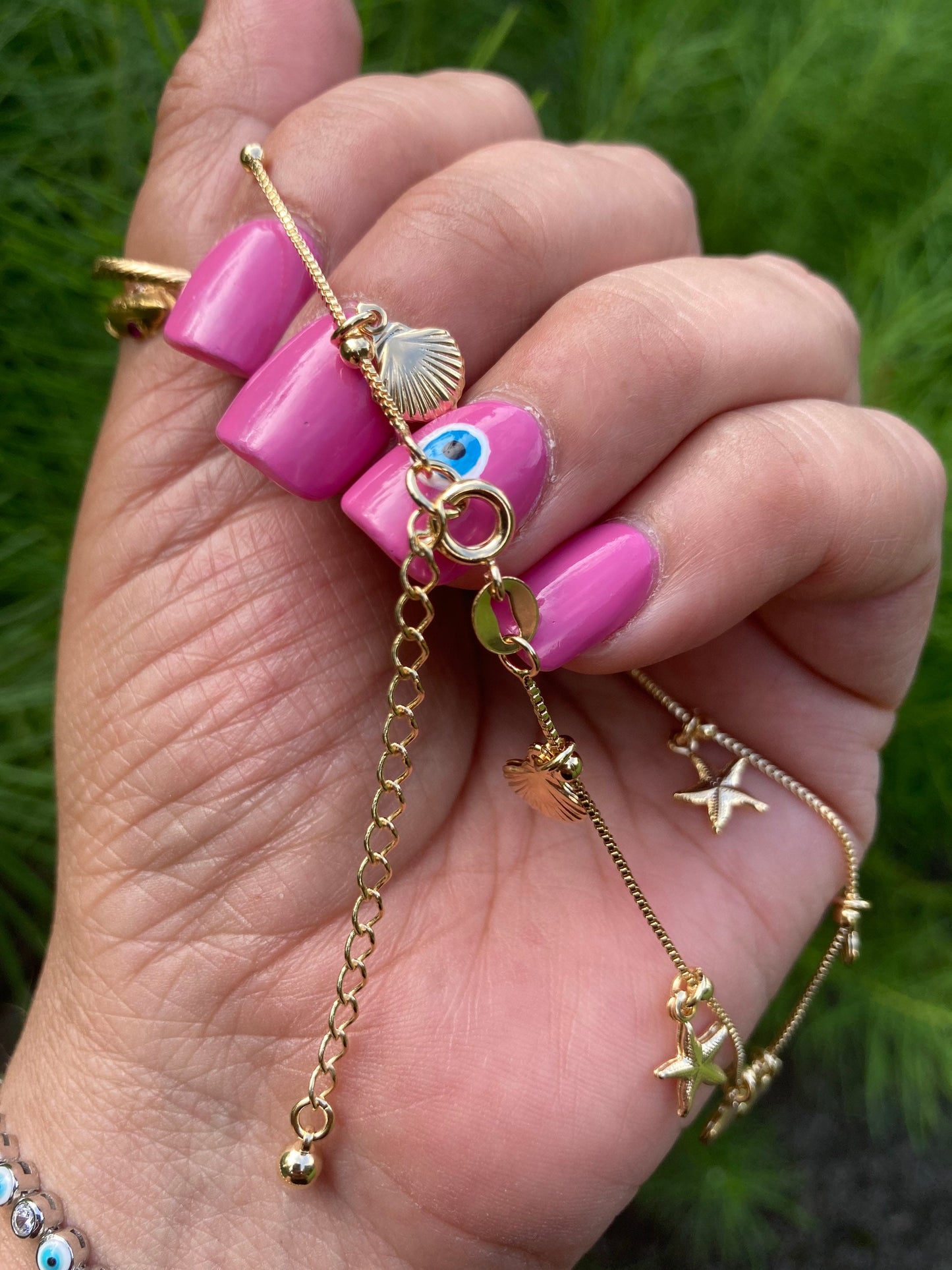 Sea Shell Star Anklet