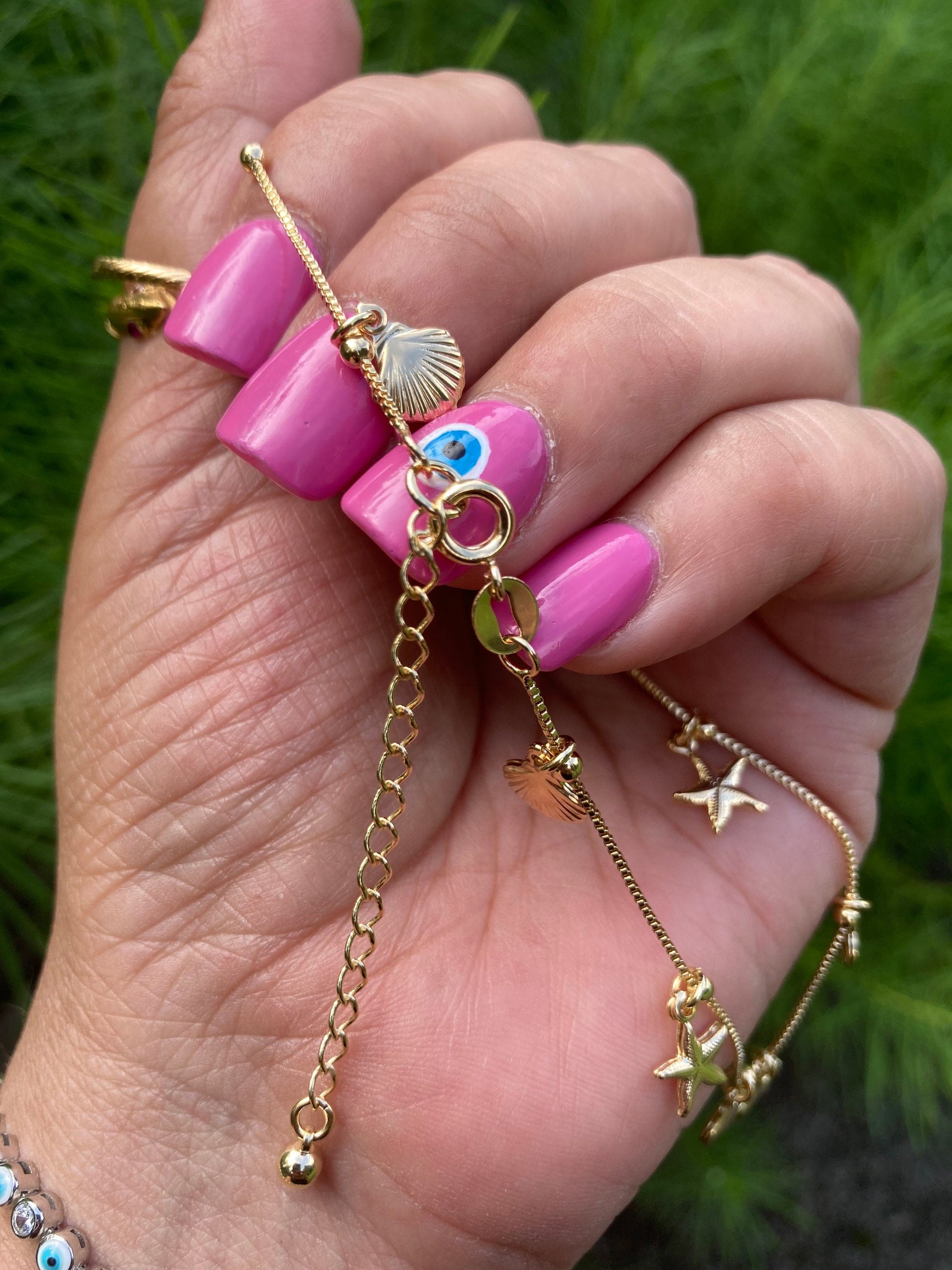 Sea Shell Star Anklet