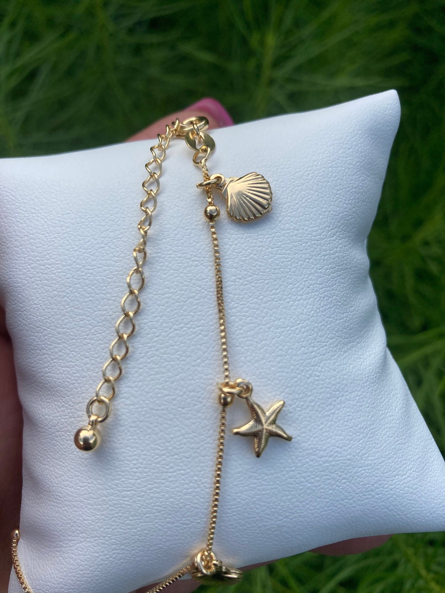 Sea Shell Star Anklet