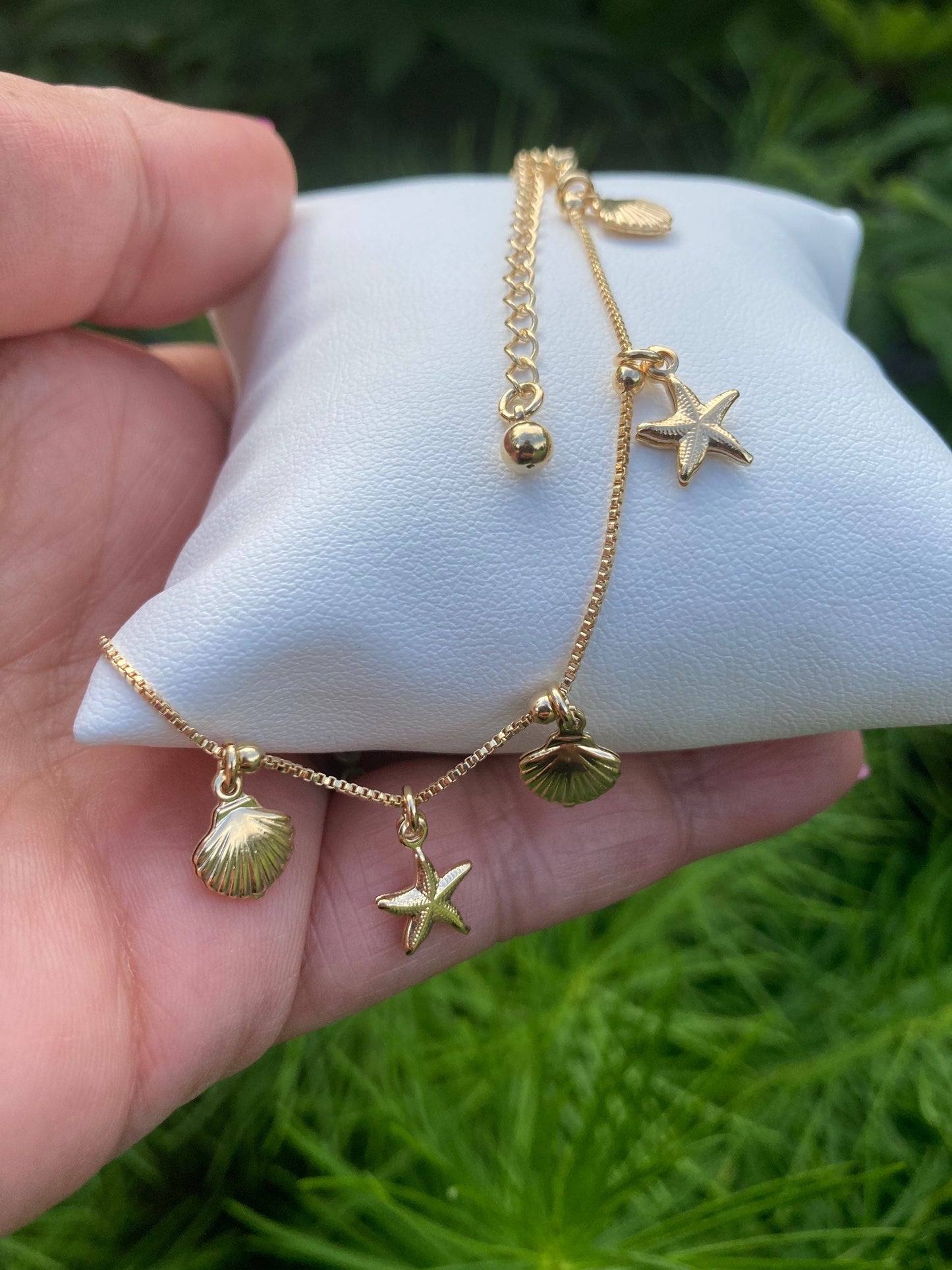 Sea Shell Star Anklet
