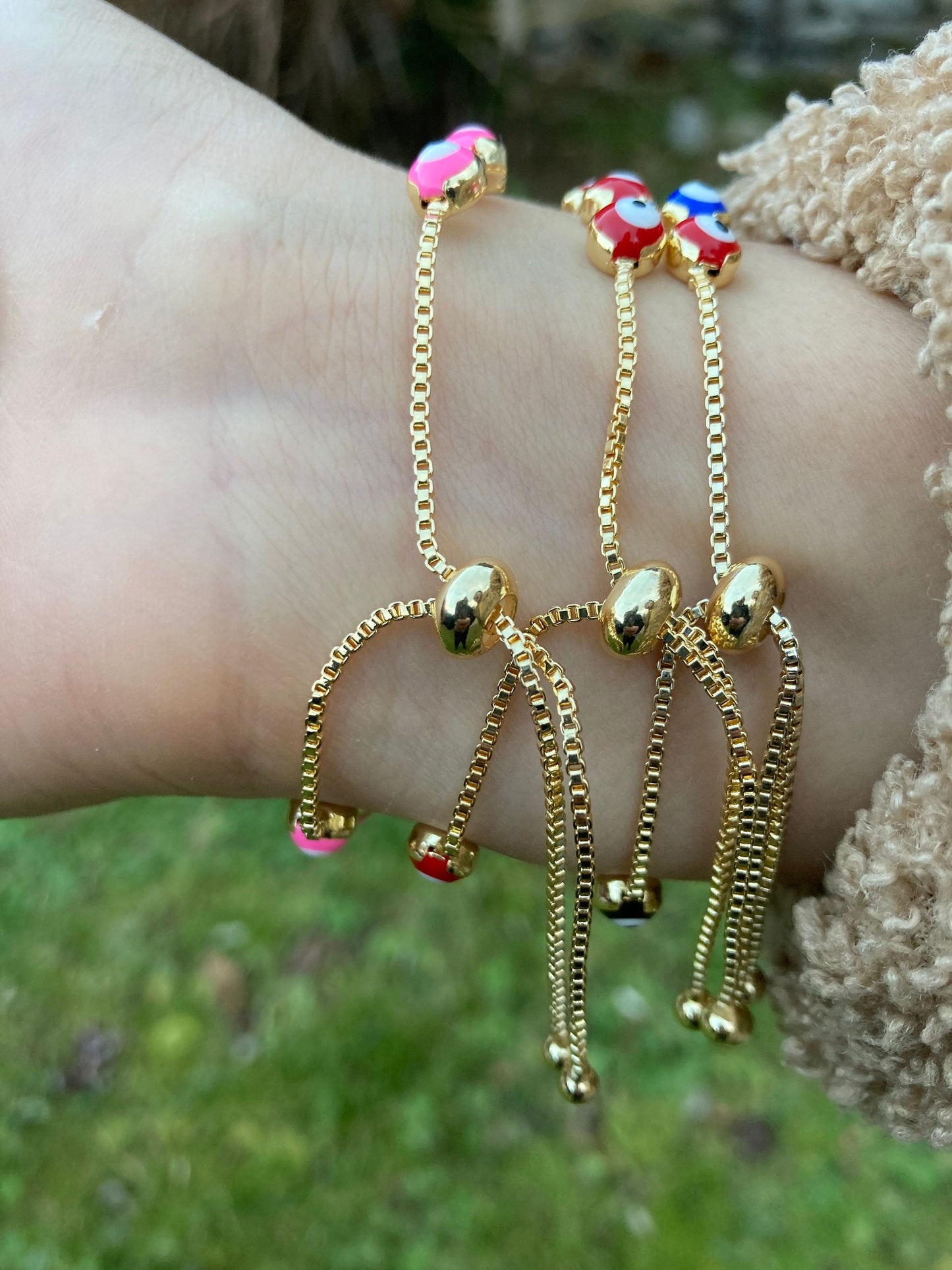 Candy Evil Eye Bracelets, Mal De Ojo Pulsera