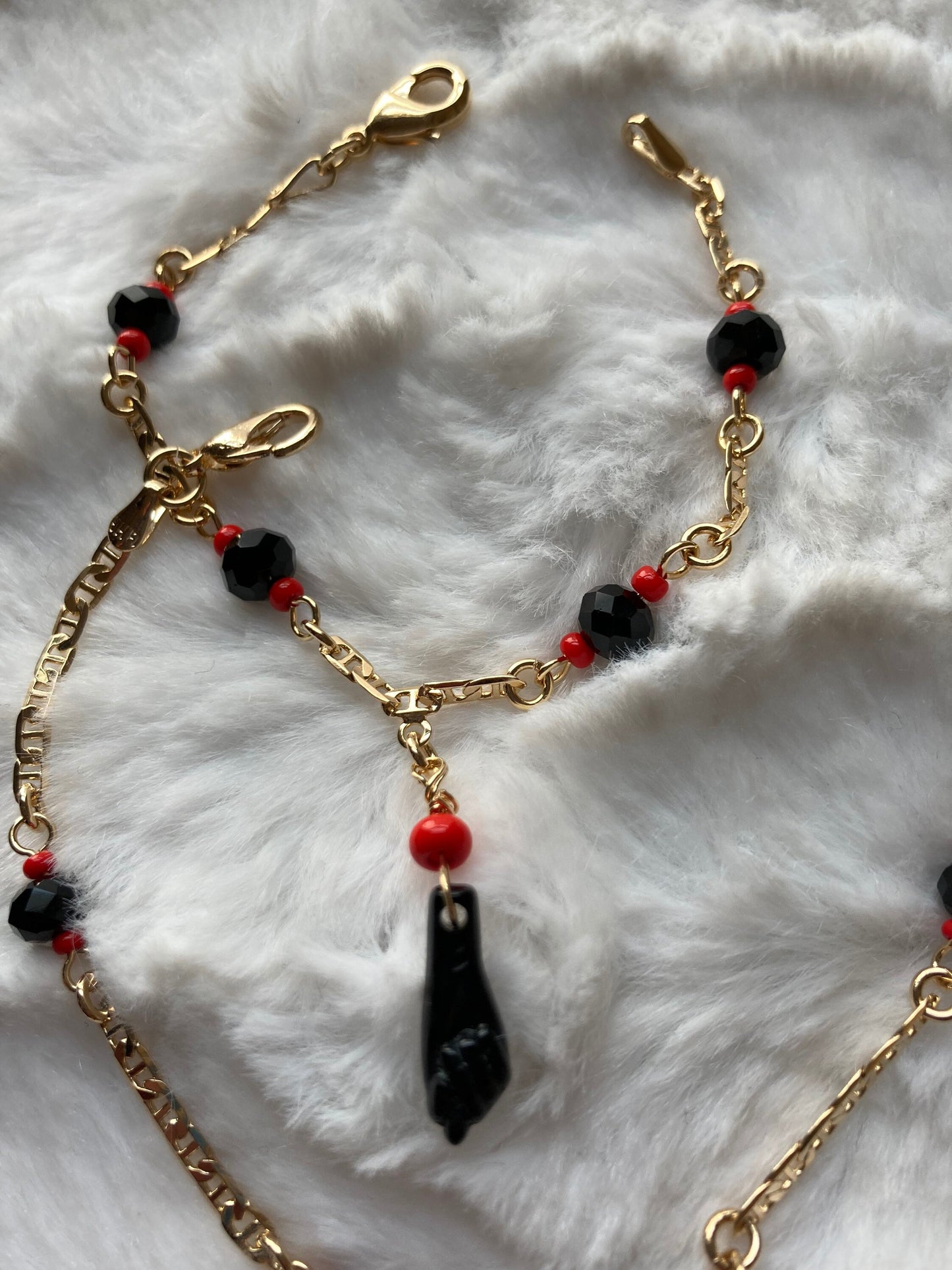 Mommy and Me Azabache/Figa hand bracelets