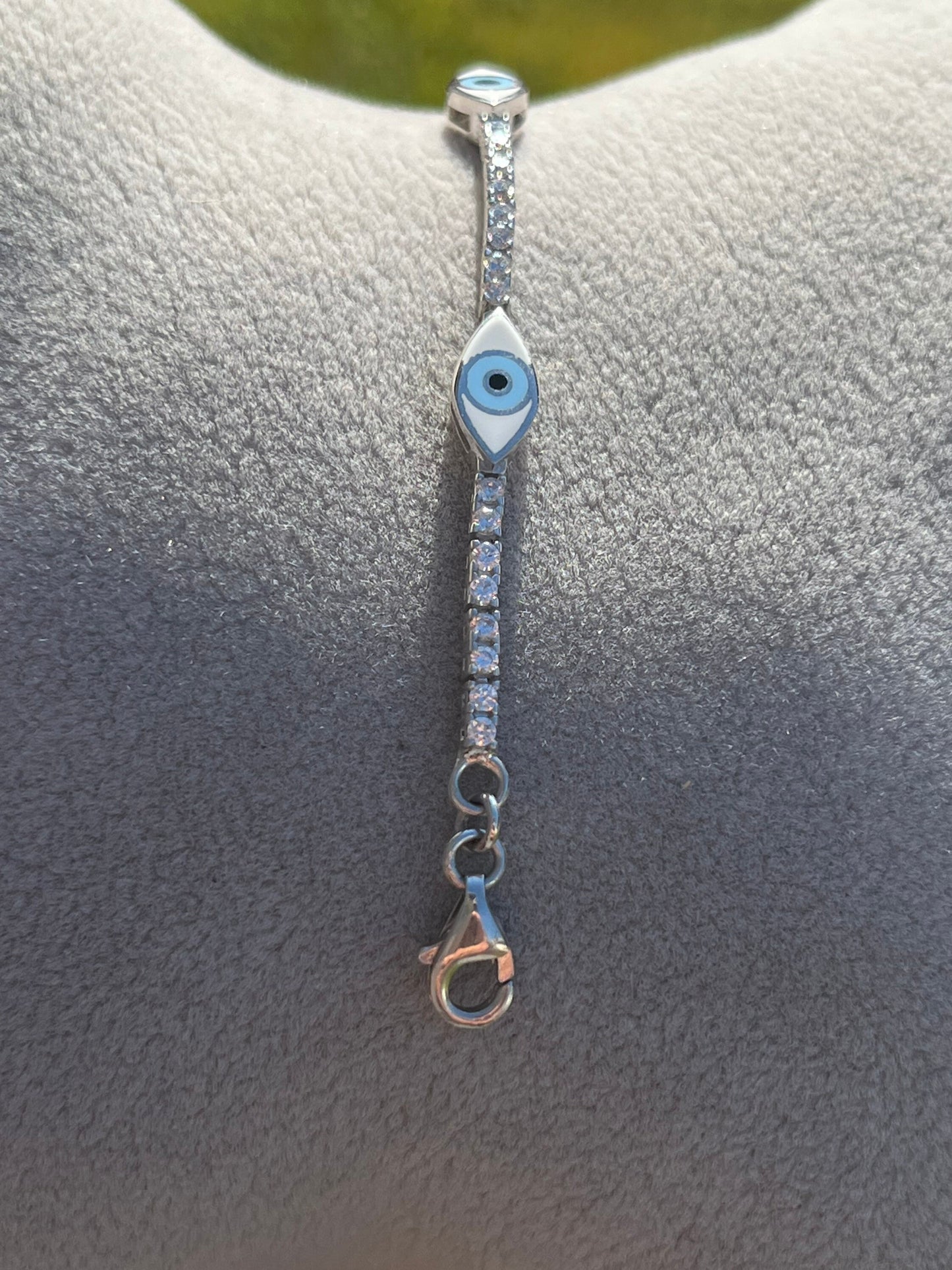 Evil Eye Tennis Bracelet