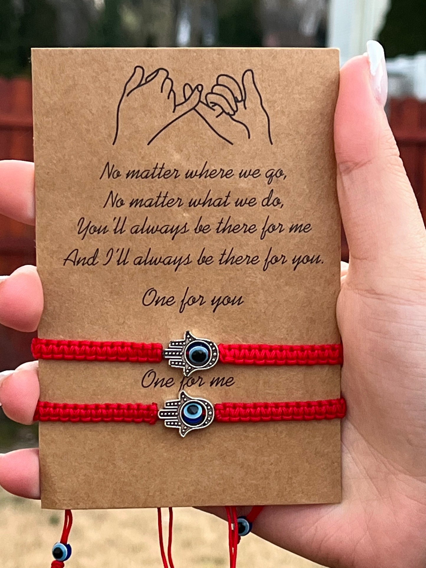 Hamsa Evil Eye Bracelet