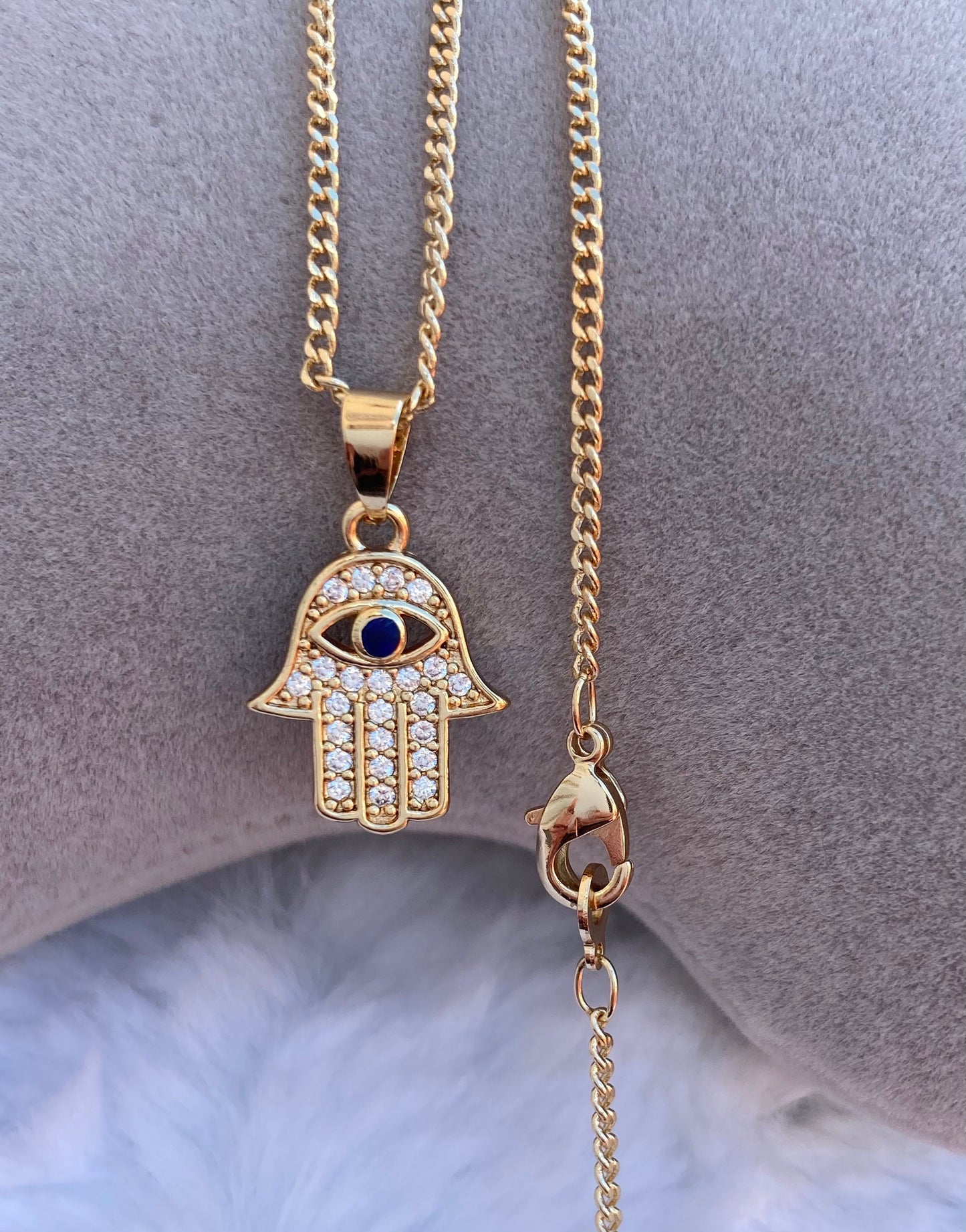 Hamsa Hand Necklace