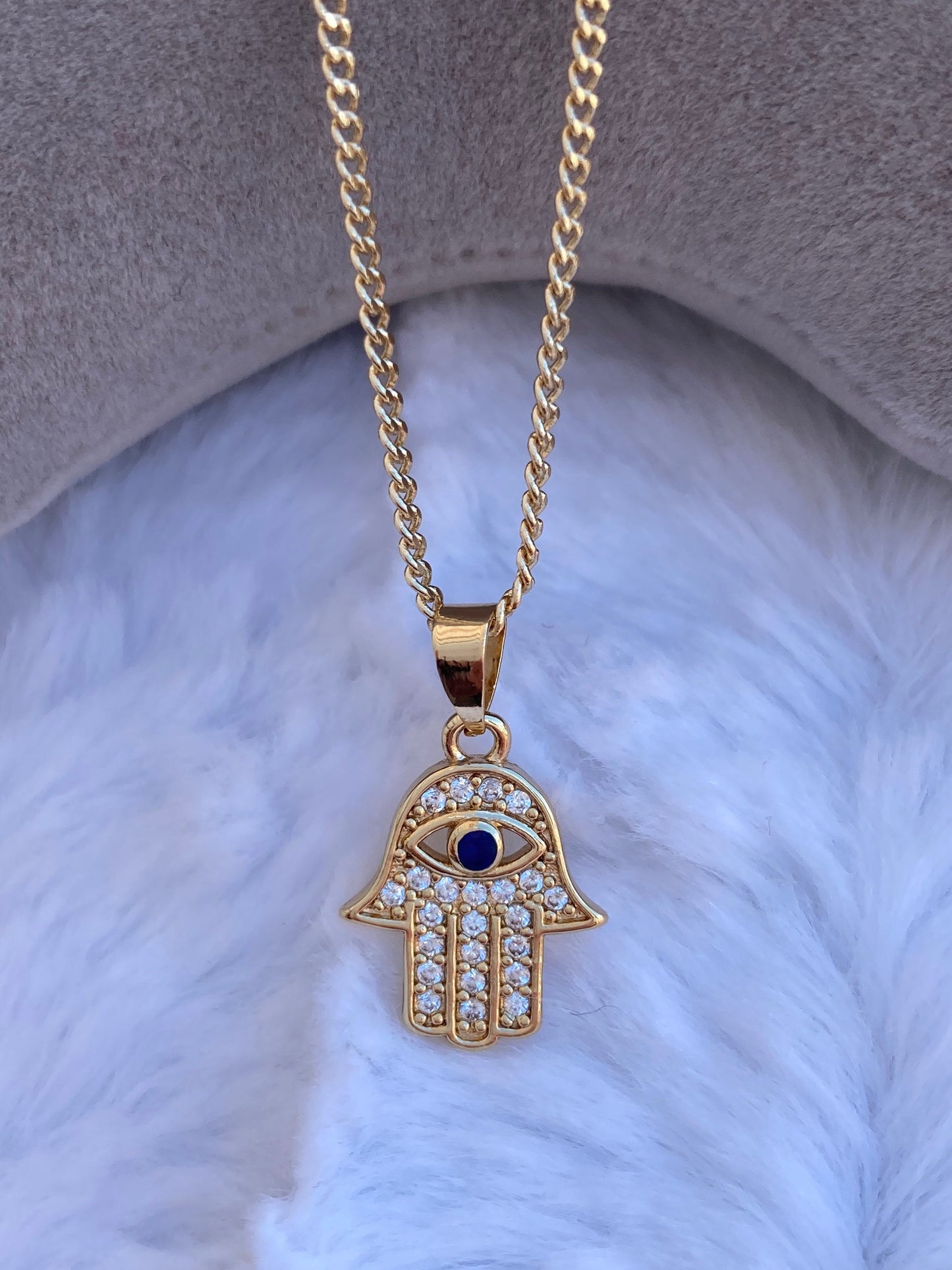 Hamsa Hand Necklace