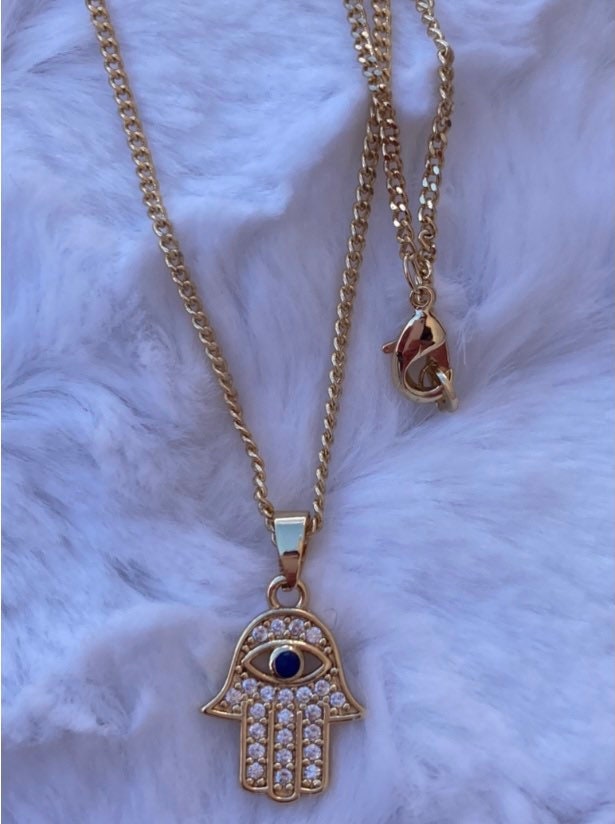 Hamsa Hand Necklace