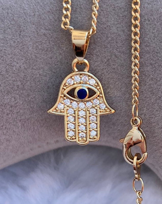 Hamsa Hand Necklace