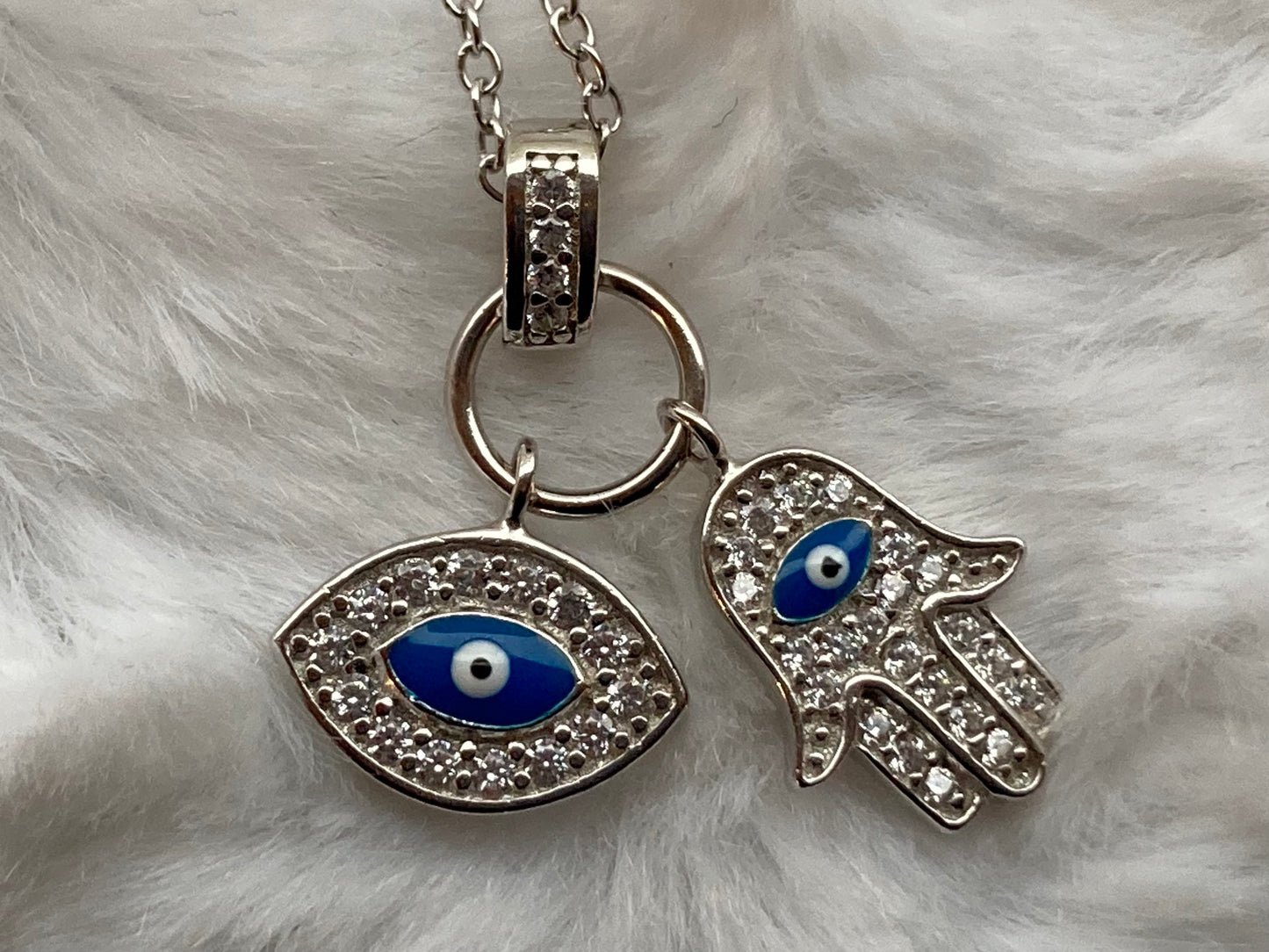 Evil Eye Hamsa Necklace