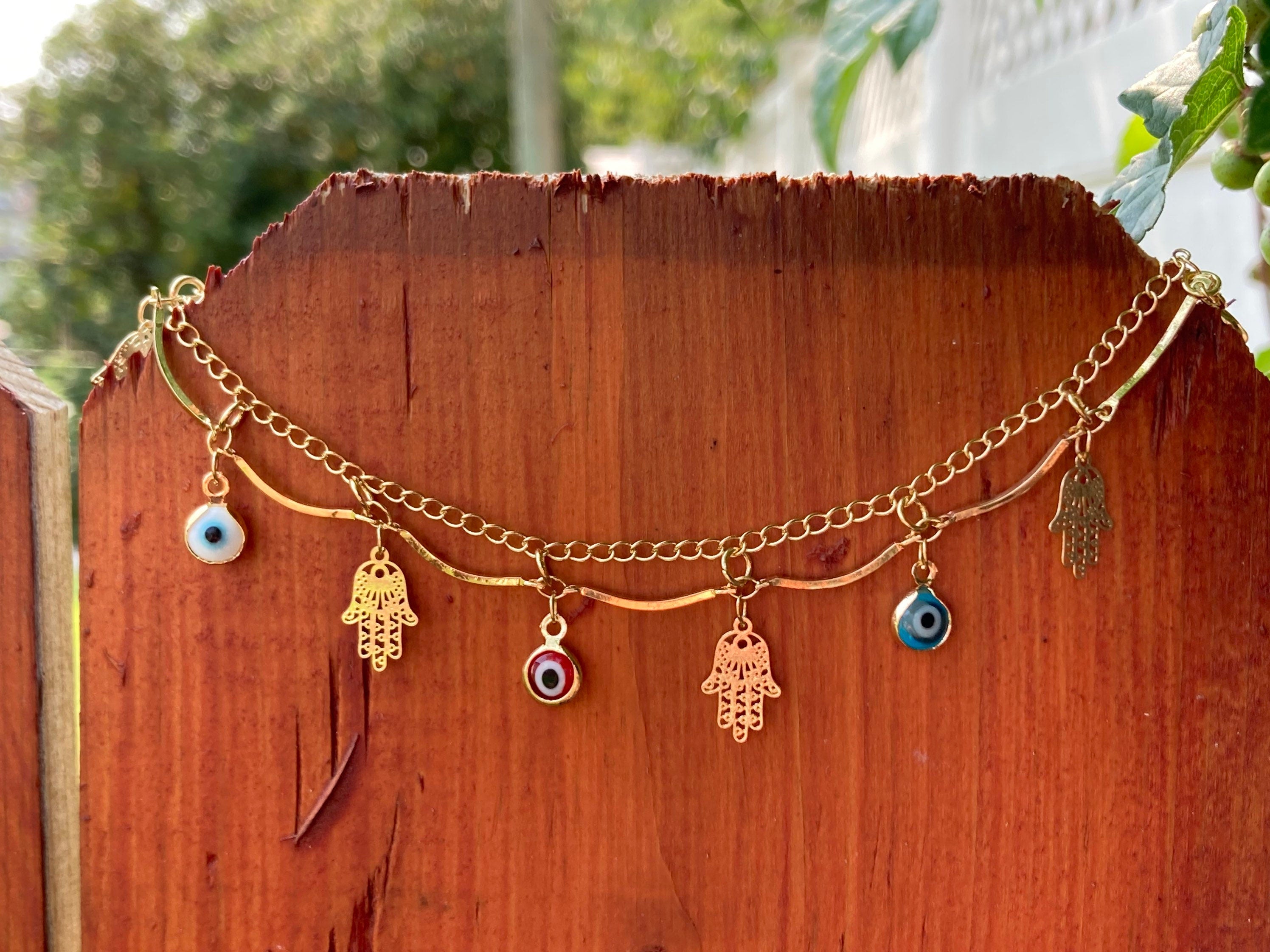 Hamsa anklet clearance