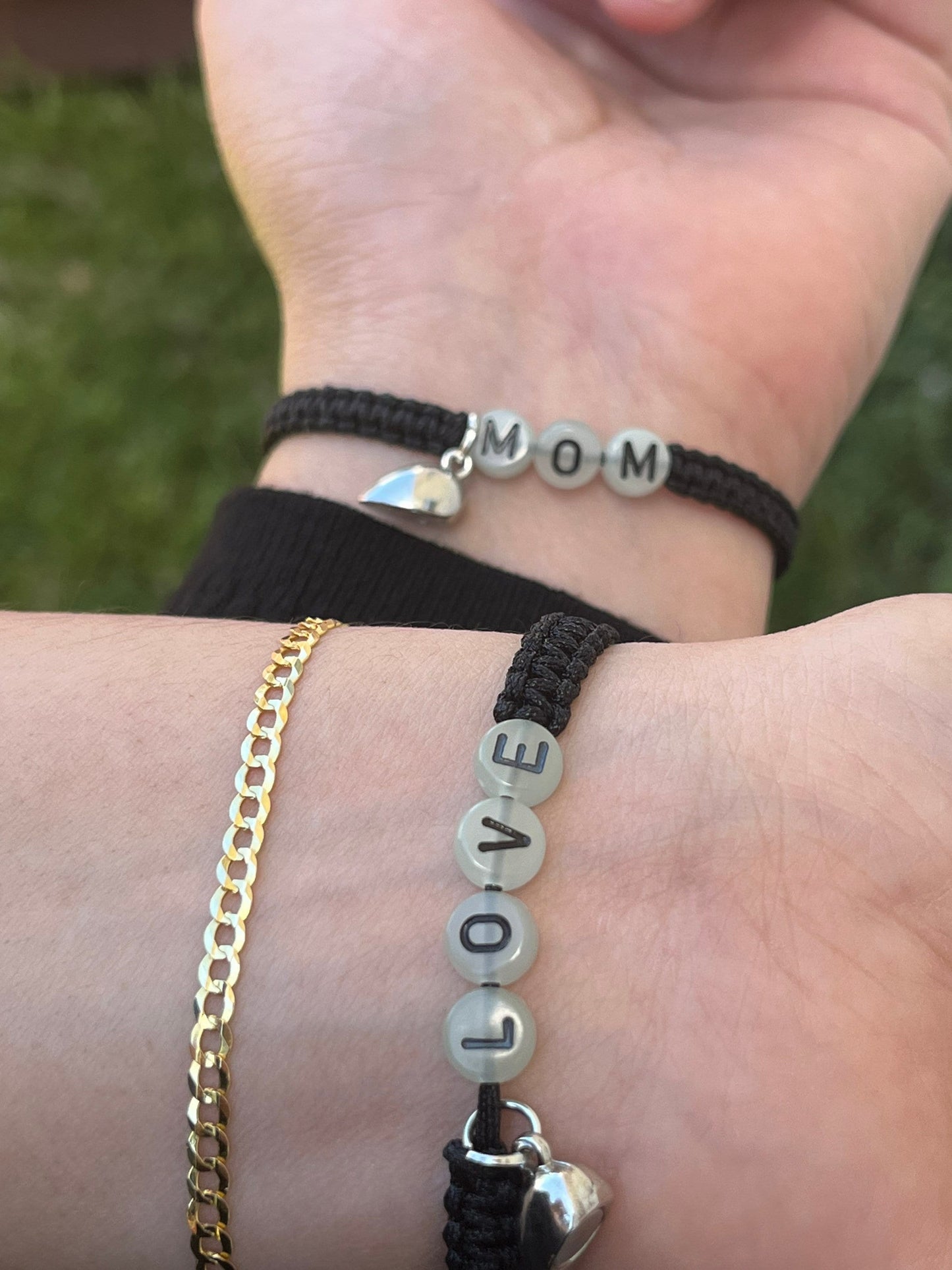Mother and Daughter Magnetic Heart Bracelet