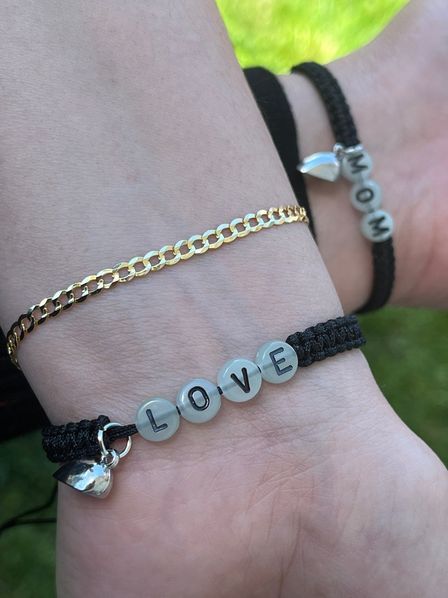 Mother and Daughter Magnetic Heart Bracelet